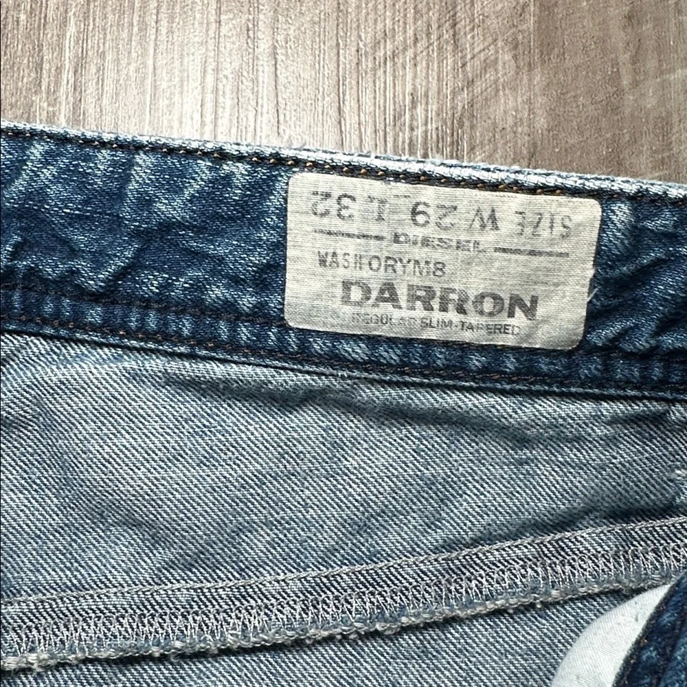 Diesel Darron Regular Slim Tappered Orym Jeans - 29x32 (Measures 31x26)